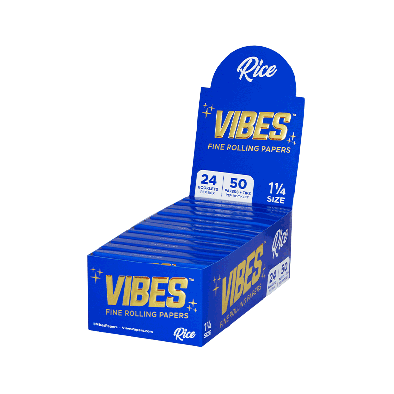 VIBES Papers Booklets Box - 1.25" with Tips- 50/24